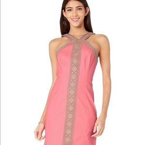 NWT Lilly Pulitzer Ena Stretch Shift Capri Coral - Size 00